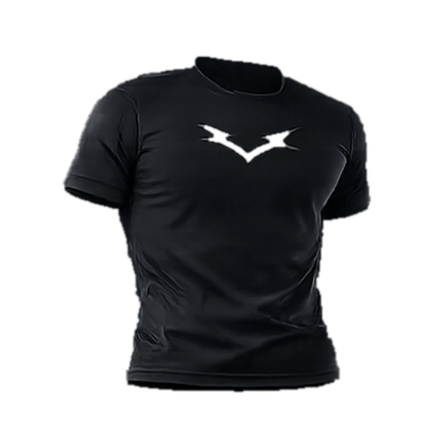 Camisa preta ângulo frontal